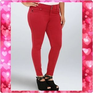 Torrid Red Jeggings - Size 26 - NWT